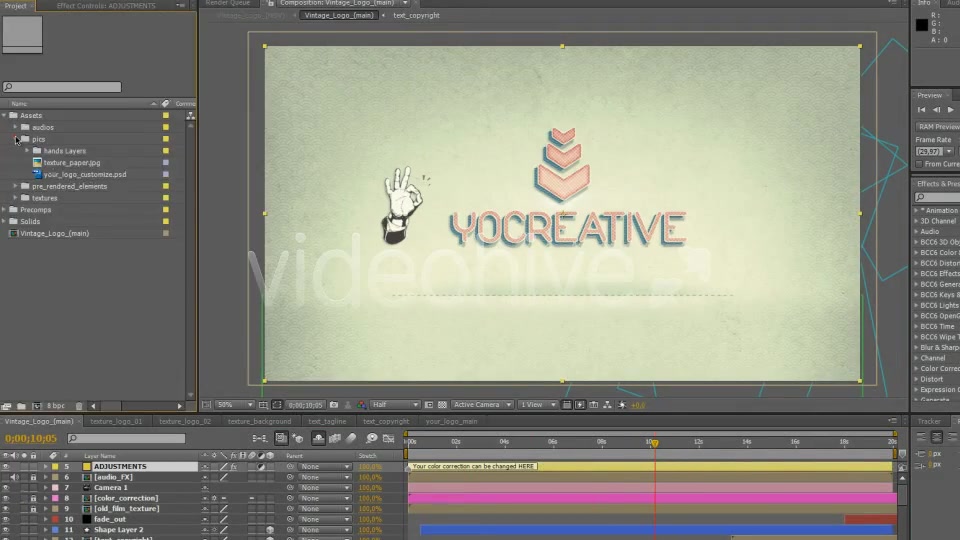 Vintage Logo Videohive 3915225 After Effects Image 10