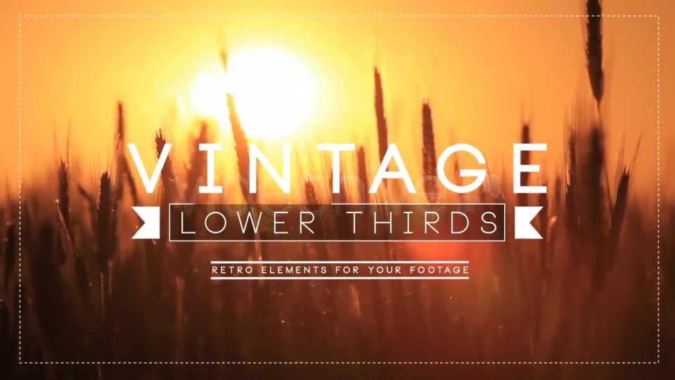 Vintage Lower Third - Download Videohive 3978835