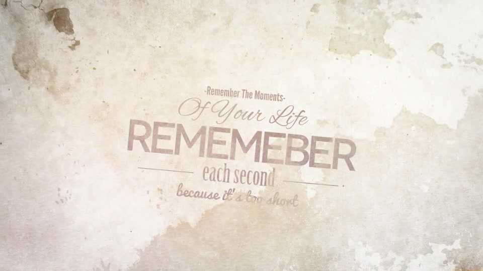 Vintage Memories - Download Videohive 5456790