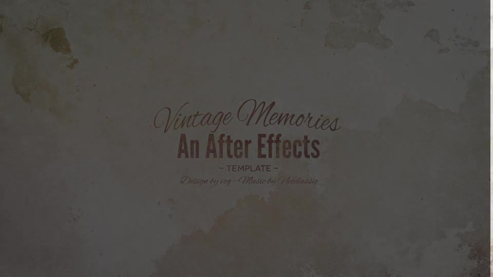 Vintage Memories - Download Videohive 5456790