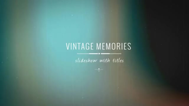 Vintage Memories - Download Videohive 8258504