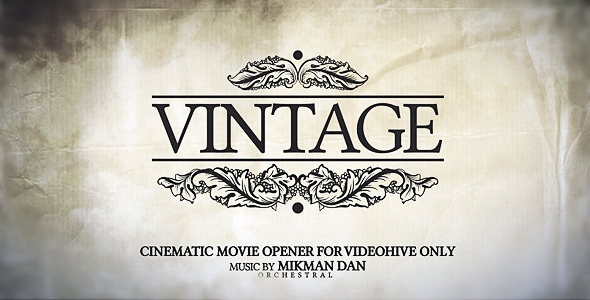 Vintage Opener - Download Videohive 1823937