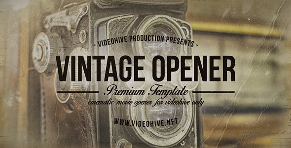 vintage opener after effects download