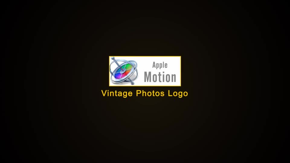 Vintage Photos Logo Apple Motion - Download Videohive 23368149