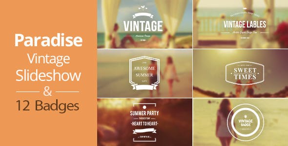 Vintage Slideshow Paradise - 5419617 Videohive Download
