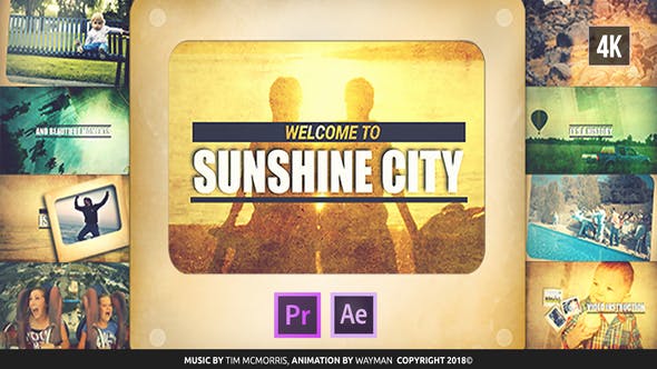 Vintage Slideshow | Sunshine City - 23068985 Download Videohive