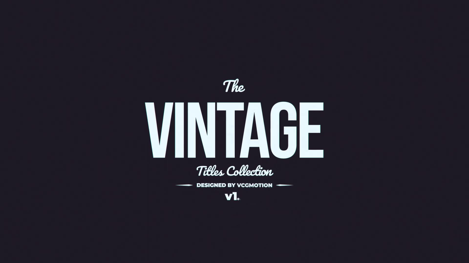 Vintage Titles Videohive 35889228 After Effects Image 2
