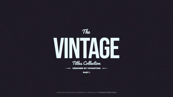 Vintage Titles - 35889228 Download Videohive