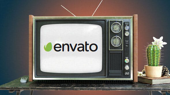 Vintage TV Logo - 26439056 Videohive Download