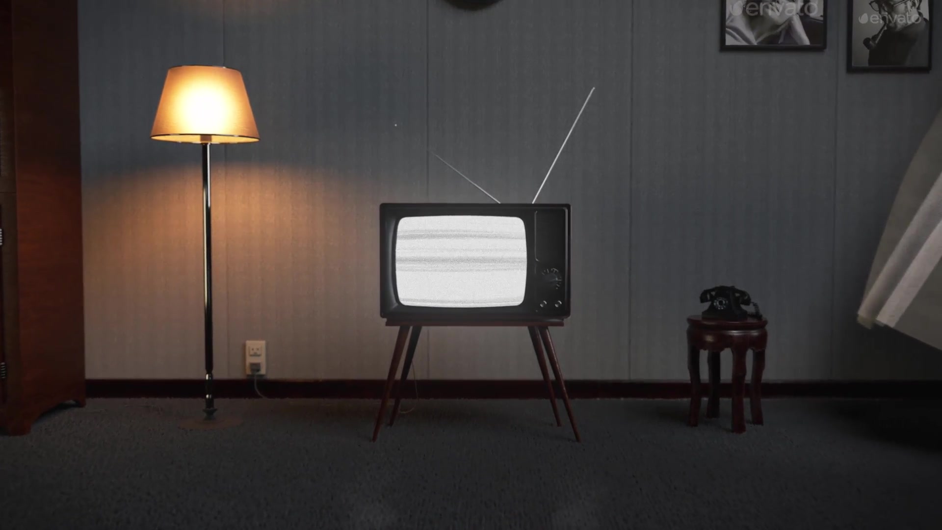 Vintage TV Logo Glitch Videohive 41965517 After Effects Image 4