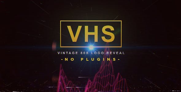 Vintage VHS 80s Logo Reveal - 20884837 Videohive Download