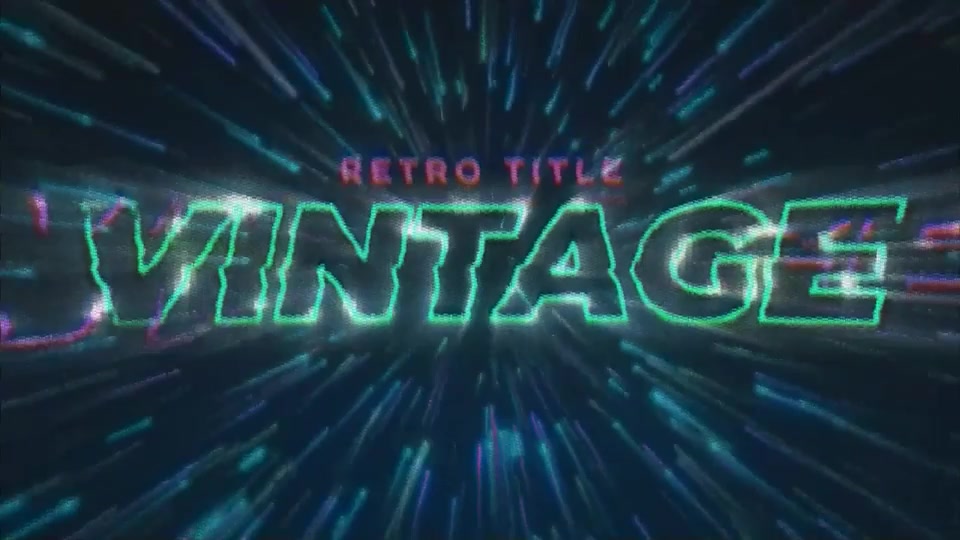 Vintage Video Game Title & Logo Videohive 36364386 After Effects Image 6