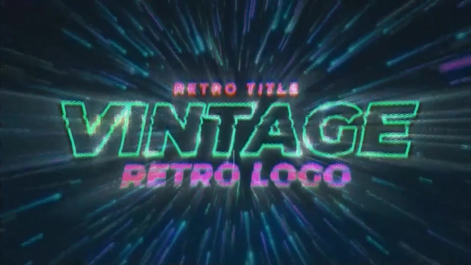 Vintage Video Game Title & Logo Videohive 36364386 After Effects Image 7
