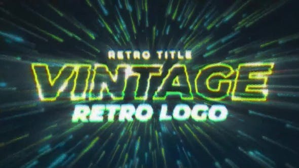 Vintage Video Game Title & Logo - Videohive 36364386 Download