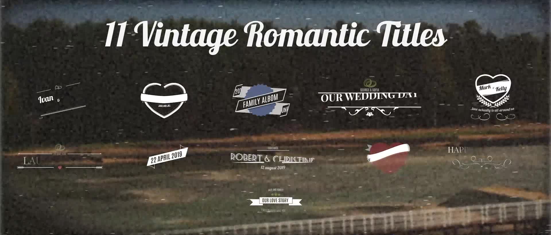 Vintage Wedding Titles Videohive 23628813 Premiere Pro Image 1