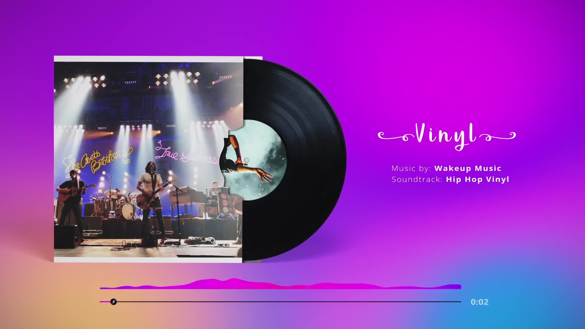 Vinyl Disc Music Visualizer Videohive 23292200 After Effects Image 1