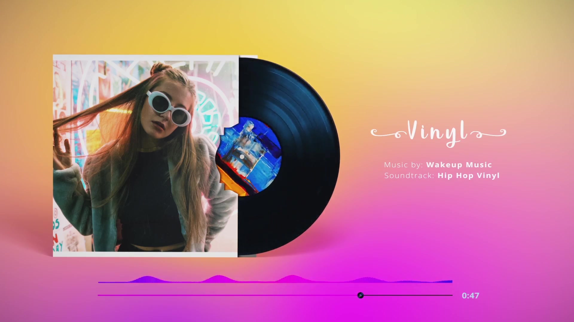 Vinyl Disc Music Visualizer Videohive 23292200 After Effects Image 10