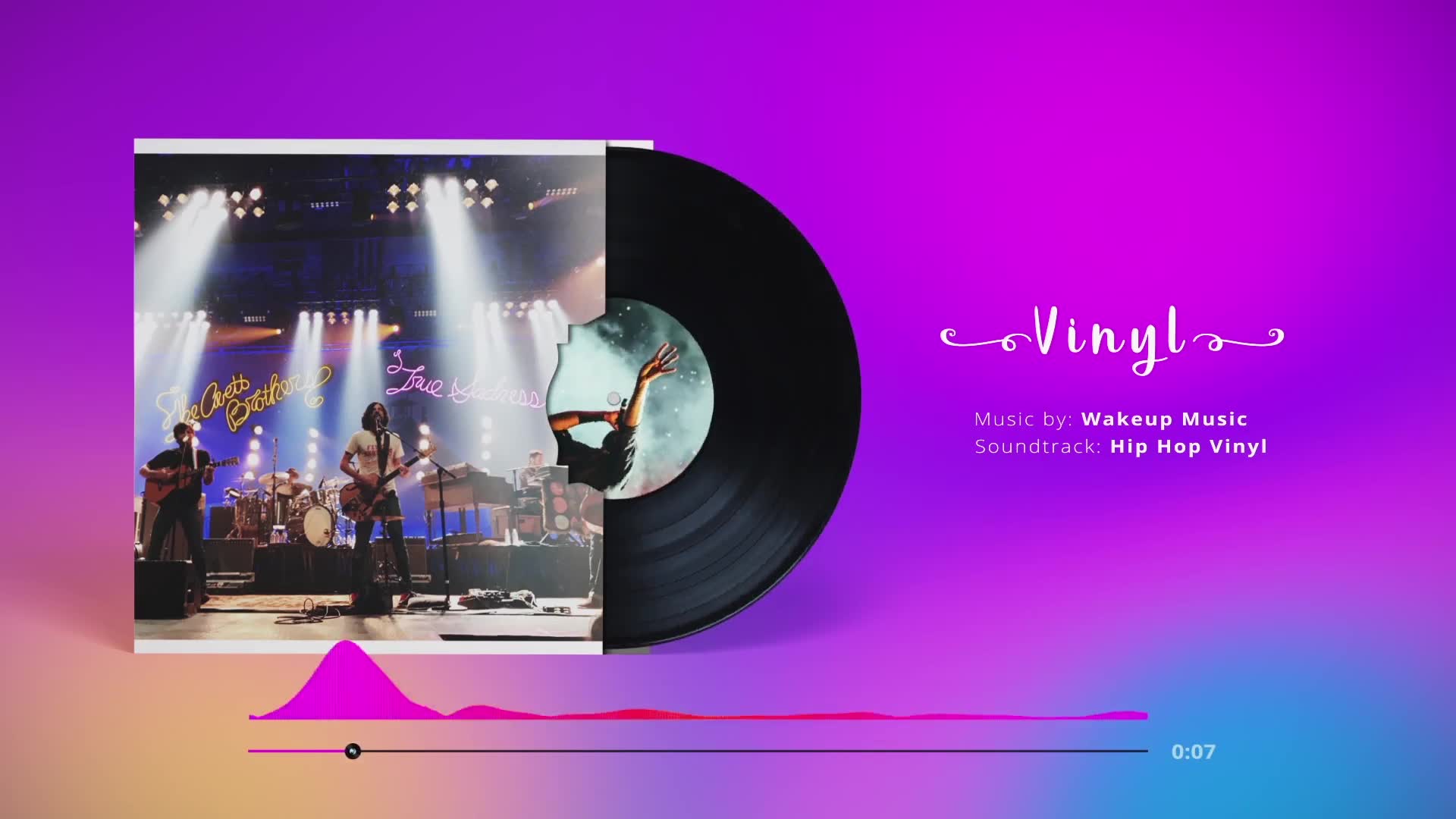 Vinyl Disc Music Visualizer Videohive 23292200 After Effects Image 2