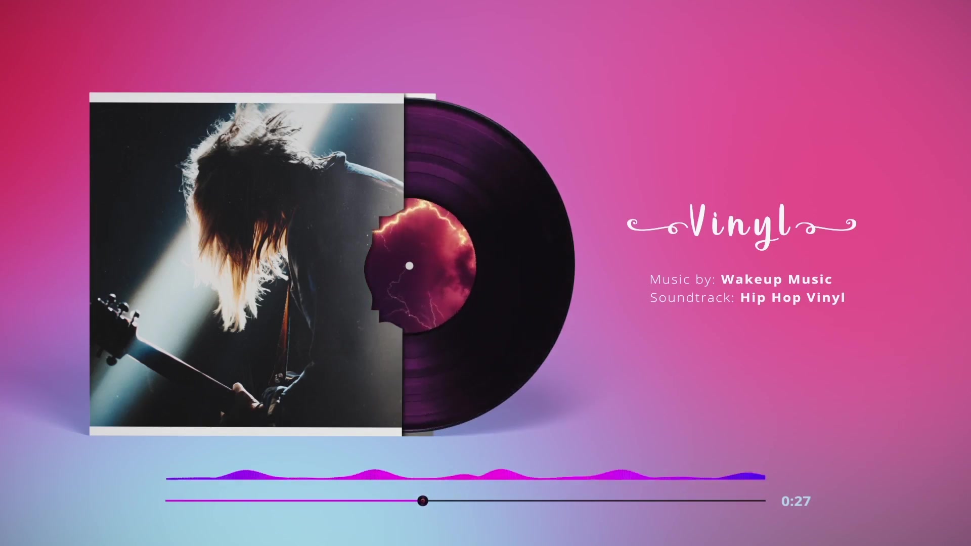 Vinyl Disc Music Visualizer Videohive 23292200 After Effects Image 6
