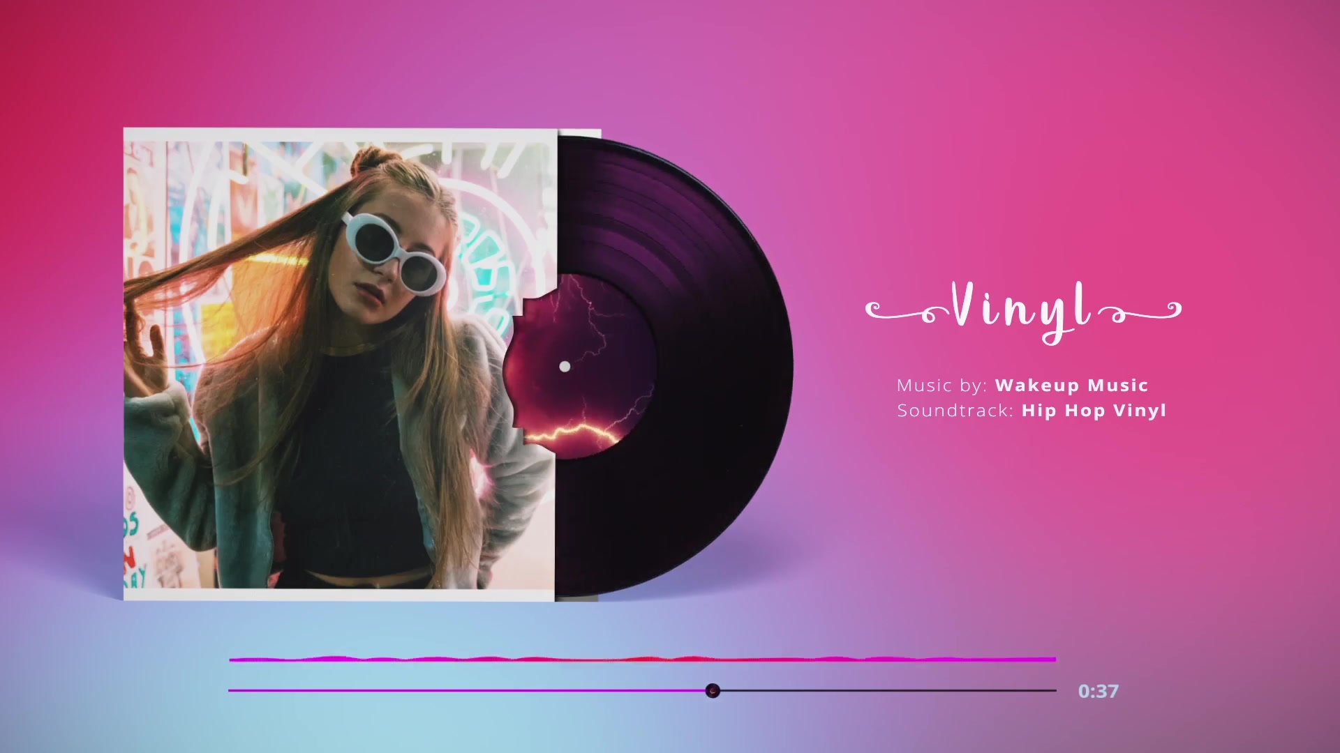 Vinyl Disc Music Visualizer Videohive 23292200 After Effects Image 8