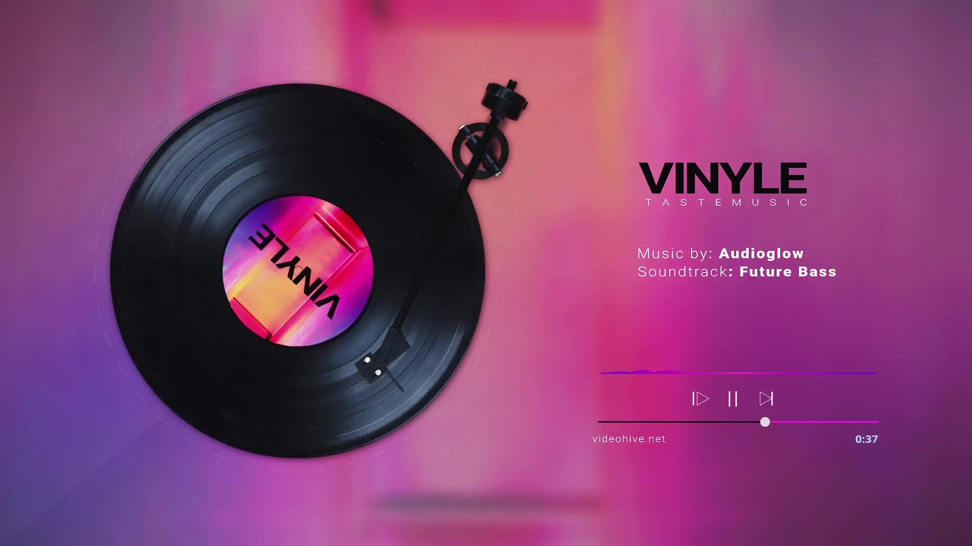 Vinyl Music Visualizer Videohive 24222638 After Effects Image 8