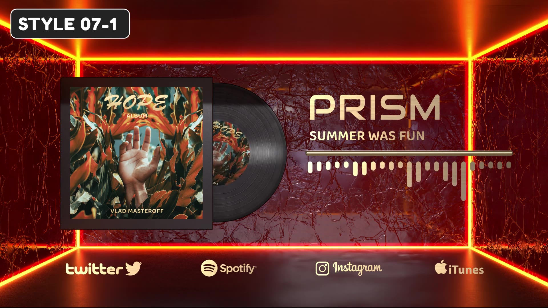 Vinyl Record Visualizer Videohive 34773840 After Effects Image 6