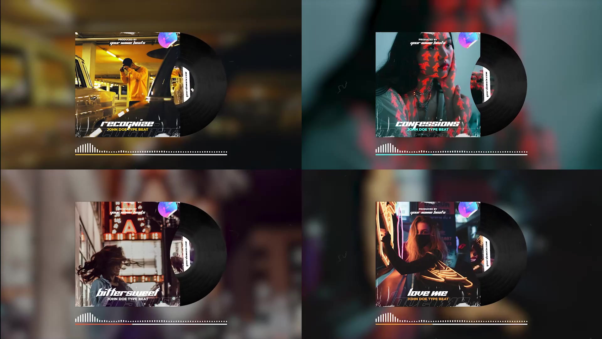 Vinyl — Audio visualizer template for After Effects Videohive 31538337 After Effects Image 5