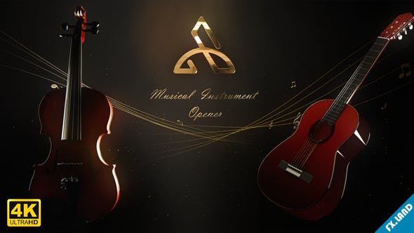 Violin and Guitar Musical Opener - 26993985 Download Videohive