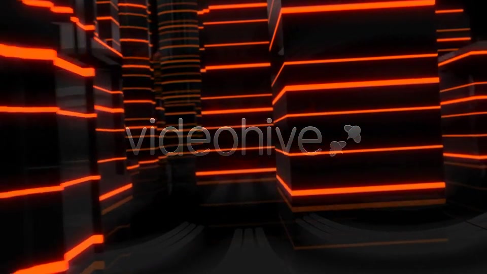 Virtual City Flight Through Glowing Lines Videohive 6660120 Motion Graphics Image 3