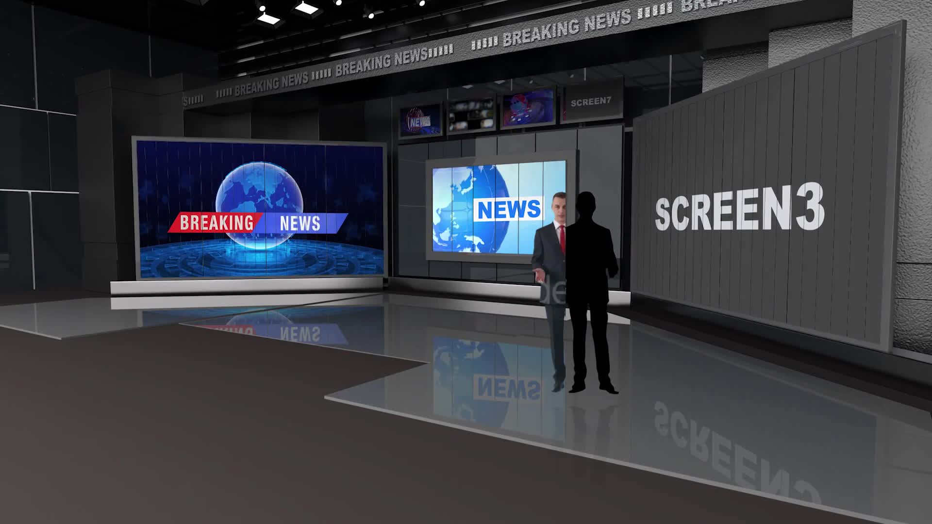 Virtual Studio Set G1066 Videohive 38089290 After Effects Image 2