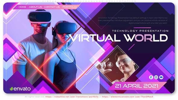 Virtual World Technology Presentation - Download 32398388 Videohive