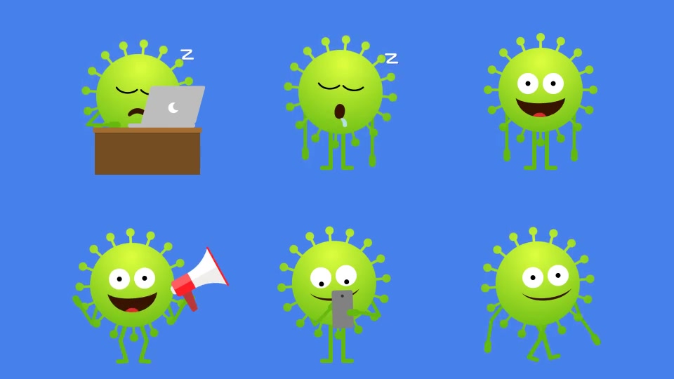 Virus Character Animations Videohive 29513030 After Effects Image 11