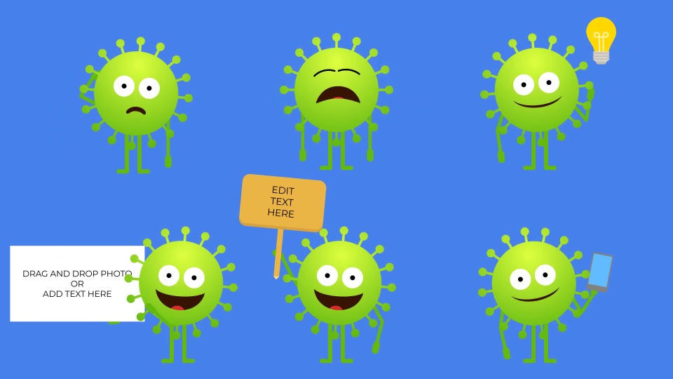 Virus Character Animations Videohive 29513030 After Effects Image 7