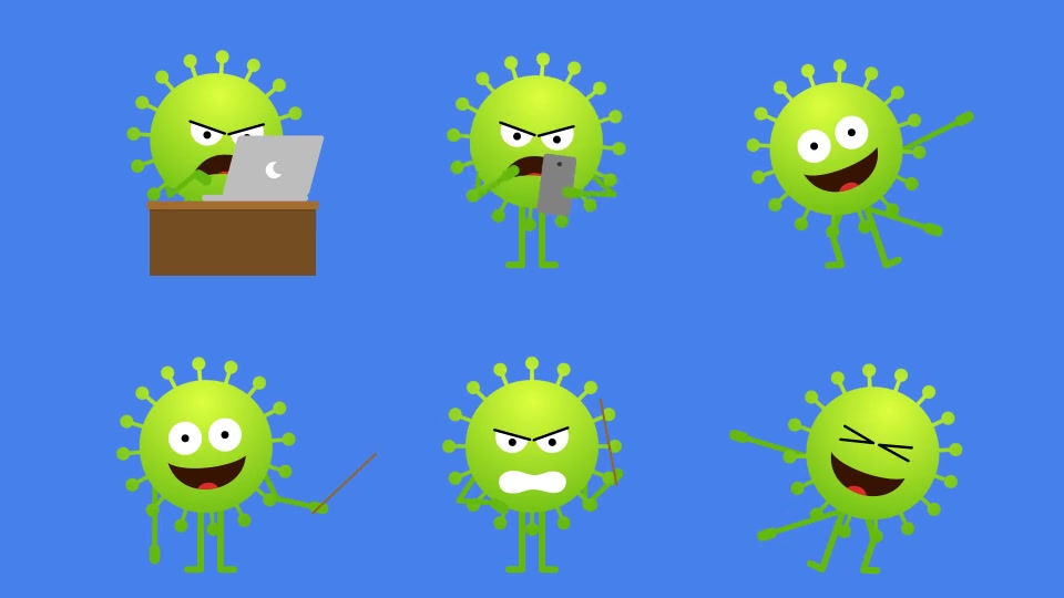 Virus Character Animations Videohive 29513030 After Effects Image 9
