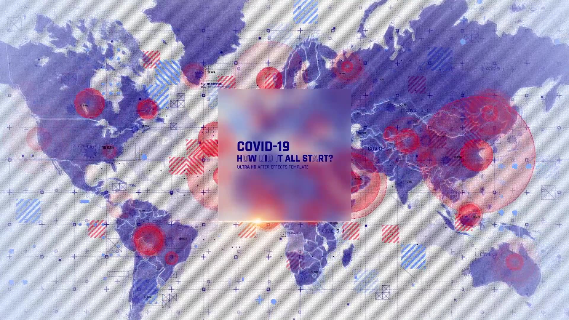 Virus Map Intro/ Corona Virus Covid 19/ DNA/ HUD UI/ Medical Digital Opener/ Pandemic/ World Terror Videohive 26088745 After Effects Image 6