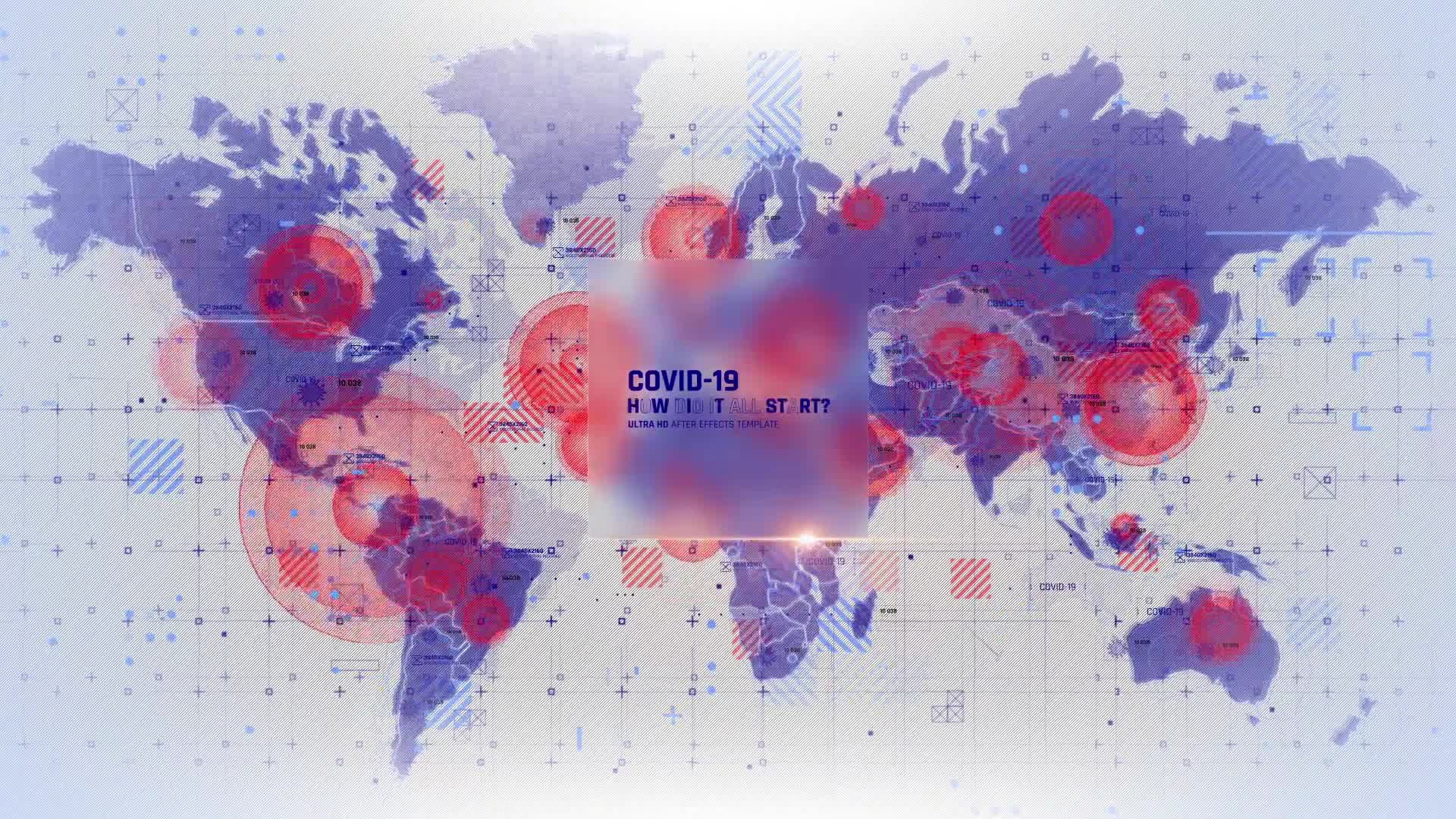 Virus Map Intro/ Corona Virus Covid 19/ DNA/ HUD UI/ Medical Digital Opener/ Pandemic/ World Terror Videohive 26088745 After Effects Image 8