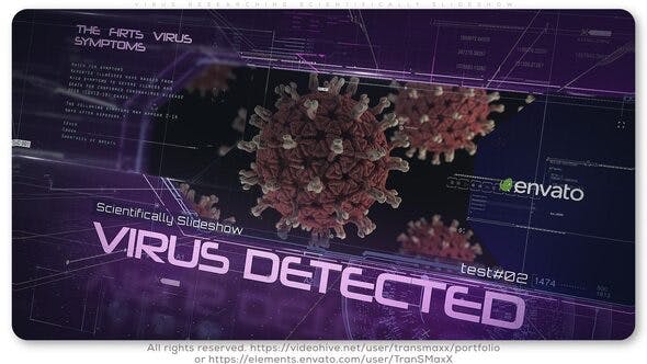 Virus Researching Scientifically Slideshow - Videohive Download 26075574
