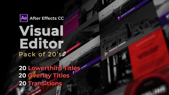 Visual Editor Pack Of 20s | After Effects Version - Videohive Download 32501062