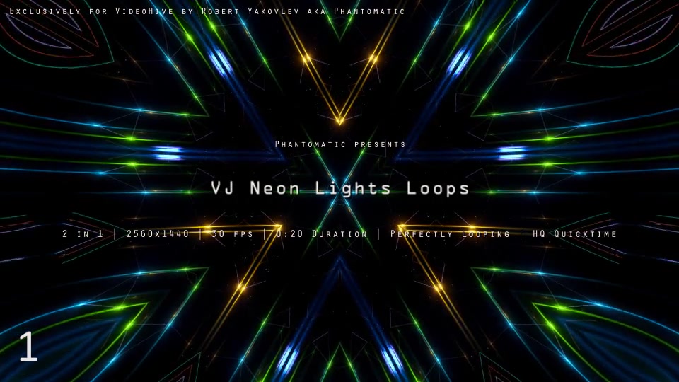 VJ Neon Lights 7 - Download Videohive 15791127