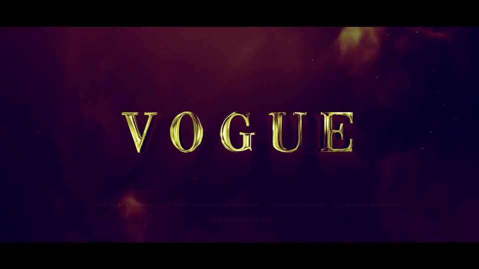 Vogue Logo Reveal Videohive 24494586 After Effects Image 11