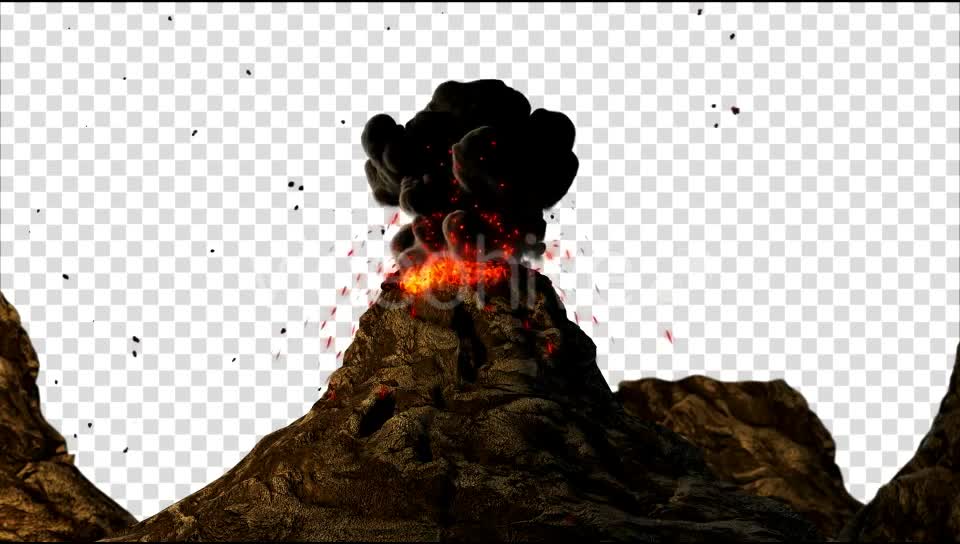 Volcano Eruption Videohive 18503468 Motion Graphics Image 1