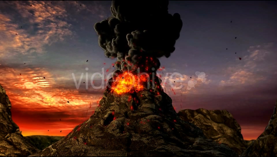 Volcano Eruption Videohive 18503468 Motion Graphics Image 7