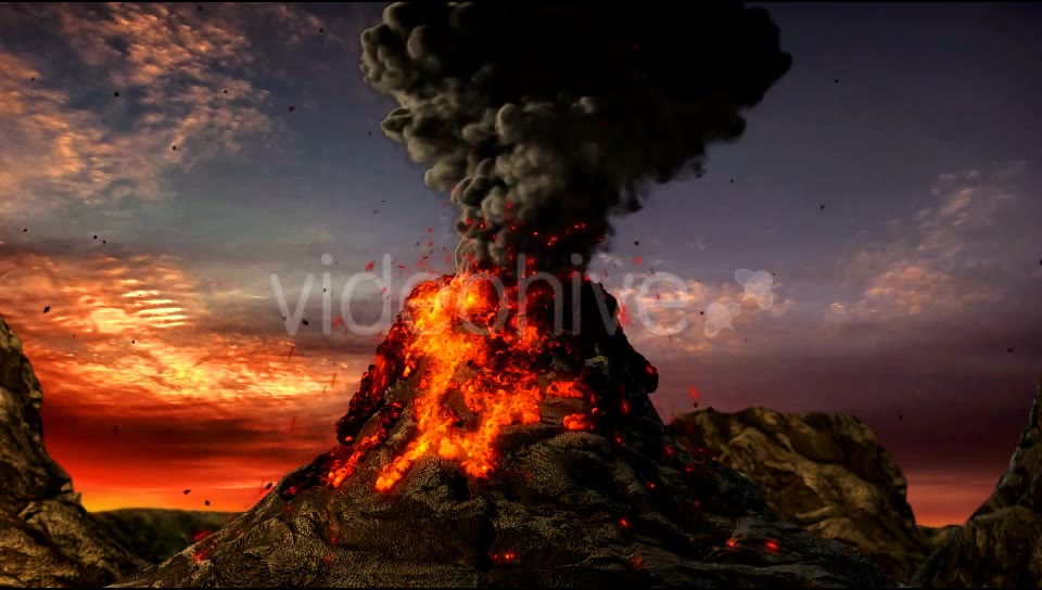Volcano Eruption Videohive 18503468 Motion Graphics Image 8