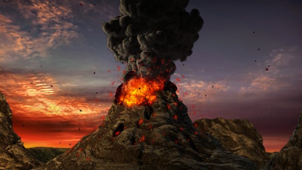 Volcano Eruption - 18503468 Download Videohive