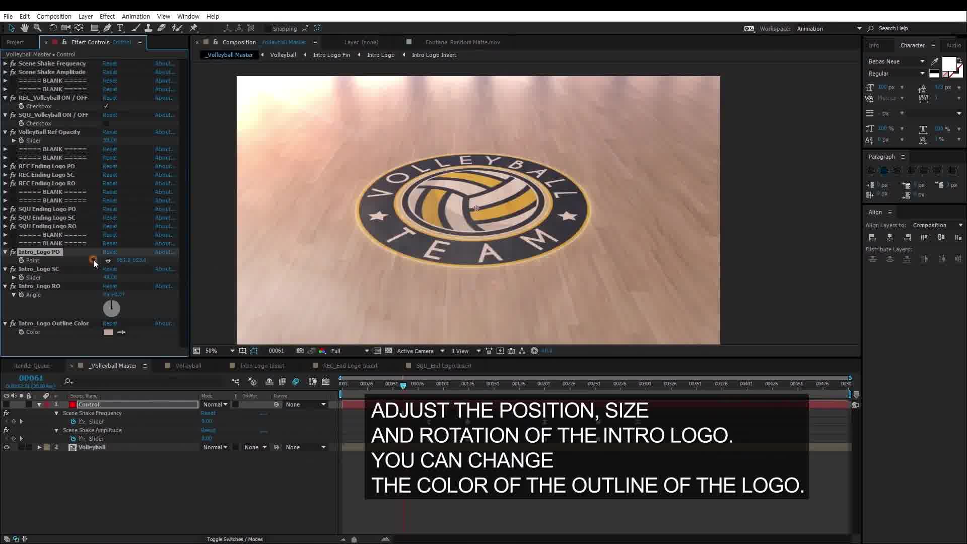 Volleyball Logo Reveal 2 Videohive 35332154 After Effects Image 11