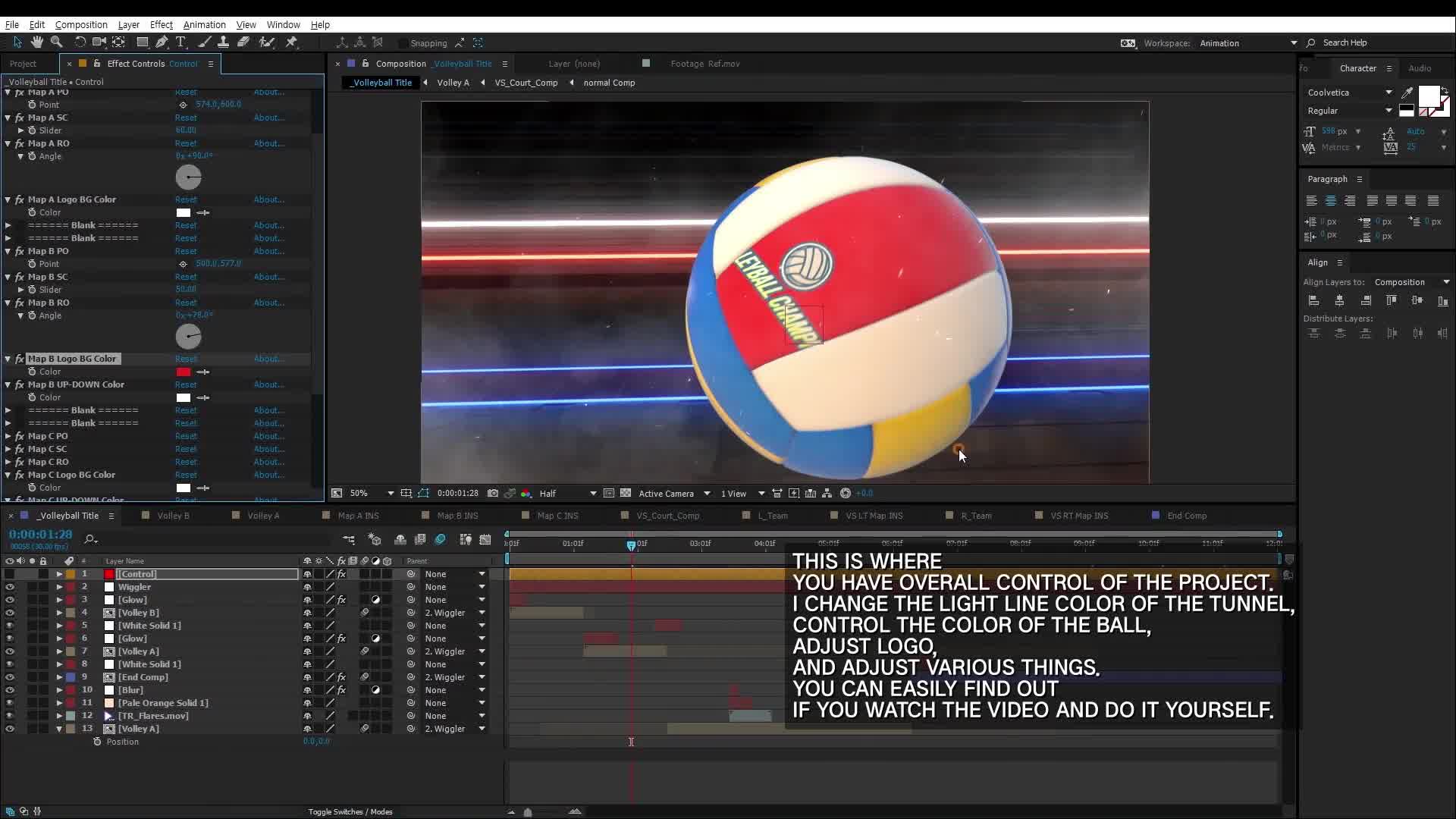 Volleyball Logo Reveal Videohive 34342259 After Effects Image 10