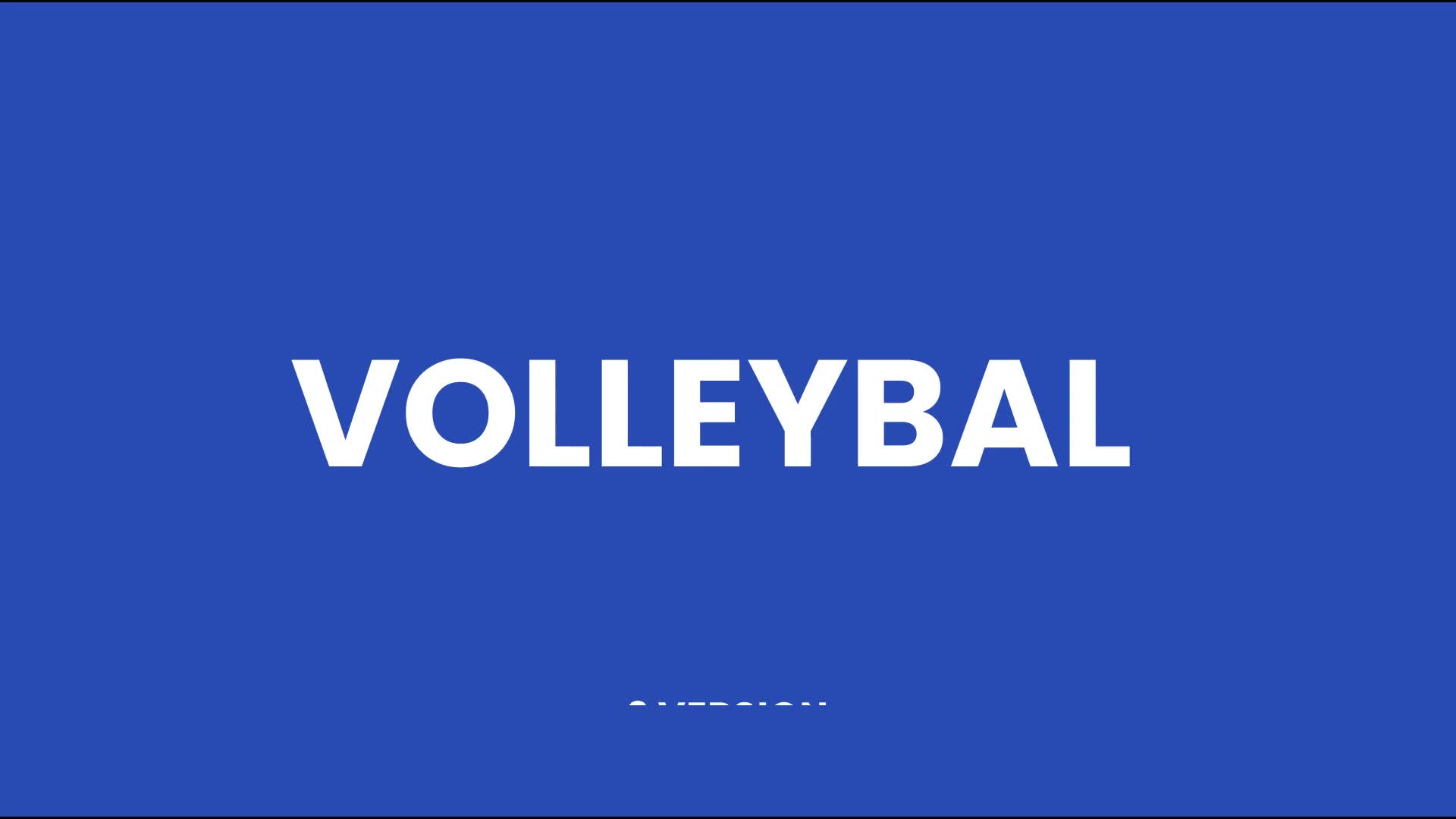 Volleyball Logo Reveal Videohive 38413736 After Effects Image 1