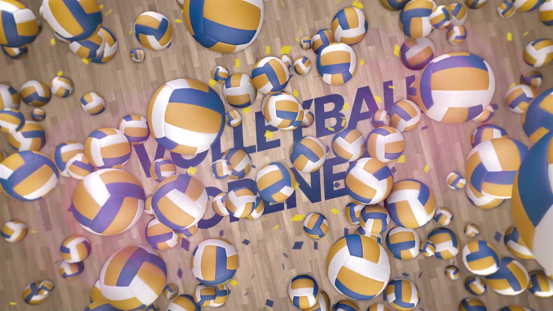 Volleyball Logo Reveal Videohive 38413736 After Effects Image 3