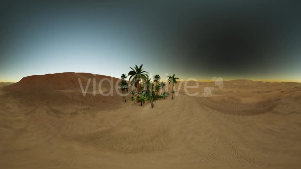 VR 360 Camera Moving Above Desert - Download Videohive 21406894