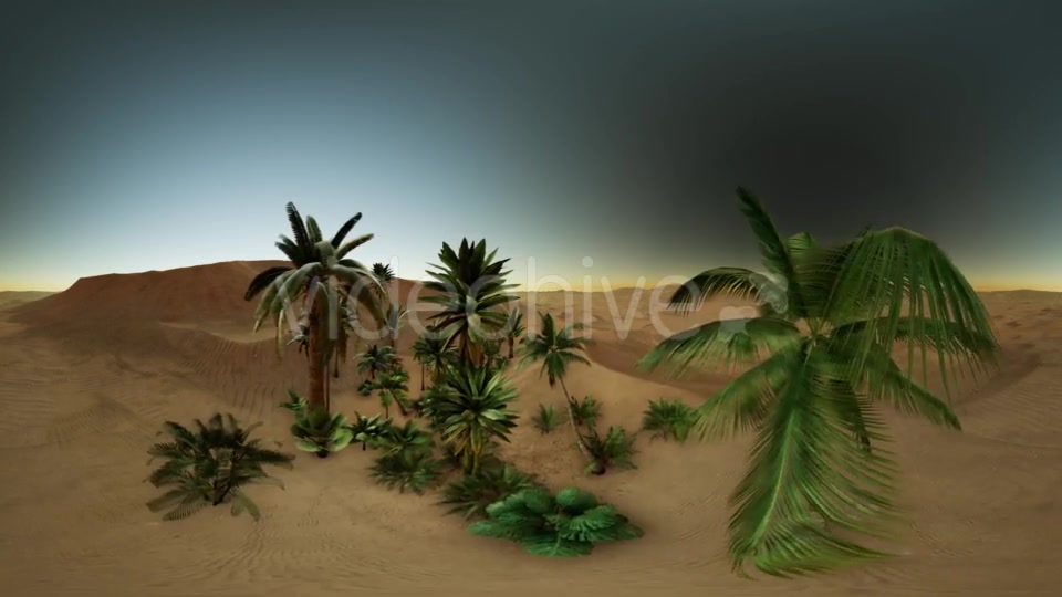 VR 360 Camera Moving Above Desert - Download Videohive 21406894